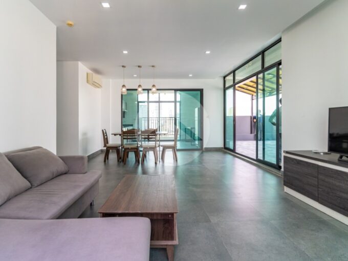 3 Bedroom Serviced Apartment  For Rent - Tonle Bassac