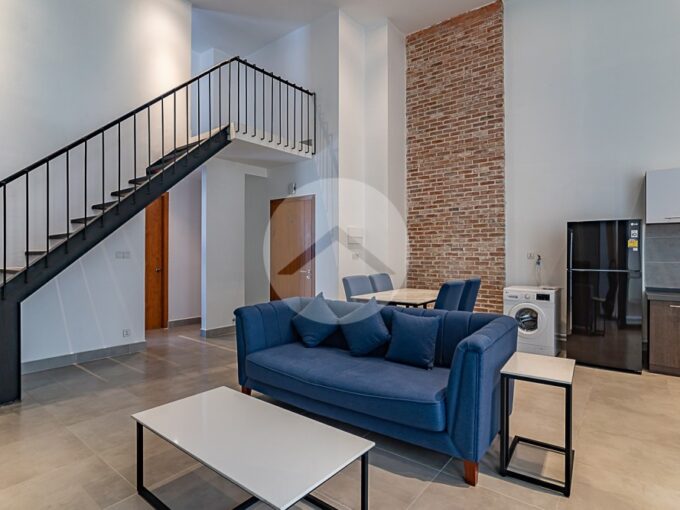 Duplex 2 Bedroom Serviced Apartment For Rent - BKK1
