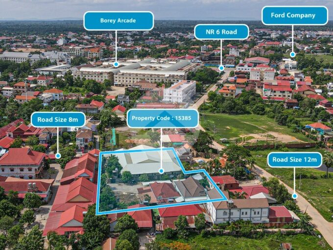 24 Bedroom Commercial House For Sale - Svay Dangkum