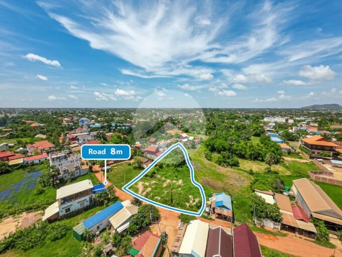 2041 Sqm Residential Land For Sale - Sangkat Siem Reap