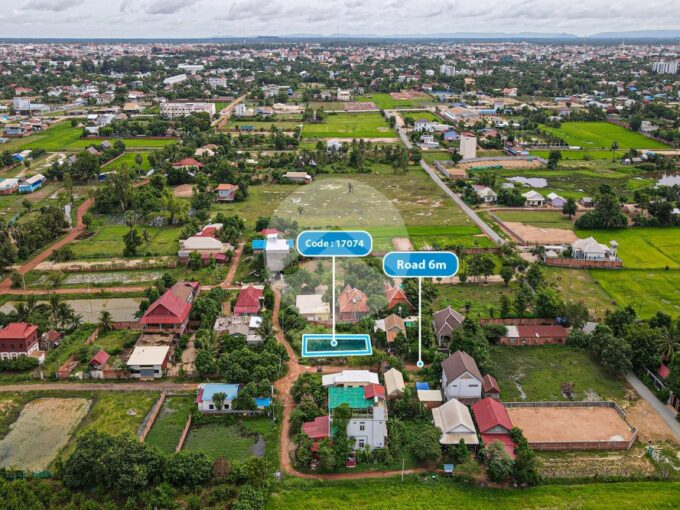 95 Sqm Residential Land For Sale - Chreav