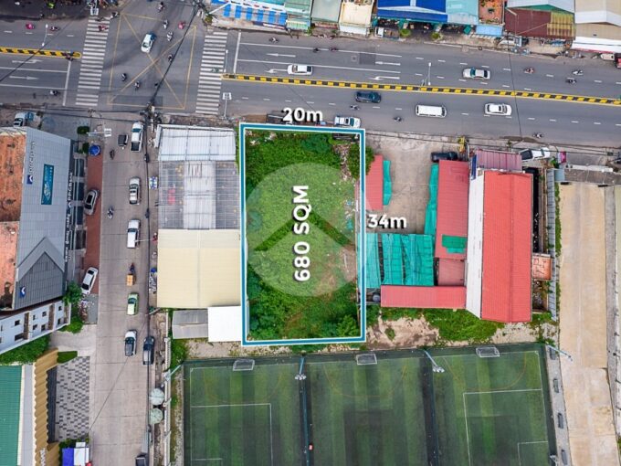 680 Sqm Commercial Land For Rent - Toul Sangke 1