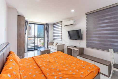 46 Sqm Studio Condo For Rent - Boeung Kak 1