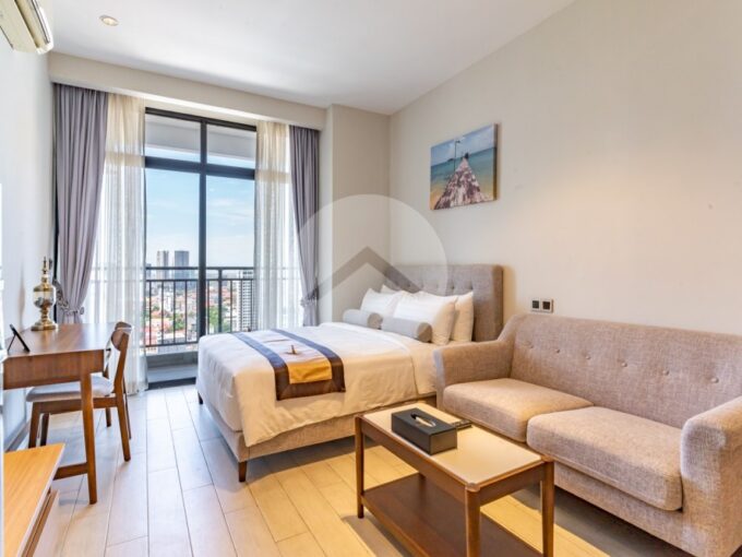 26 Sqm Serviced Studio Condo For Rent - BKK1
