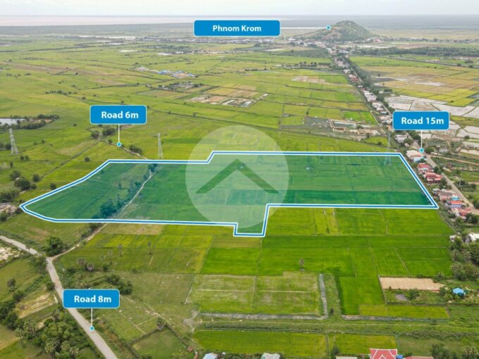 10 Hectare Residential Land For Sale - Near Phnom Krom
