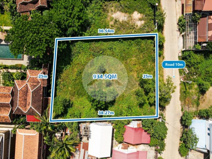 934 Sqm Residential Land For Sale - Svay Dangkum