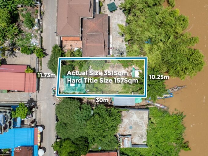 157 Sqm Riverfront Land For Sale - Prek Leap