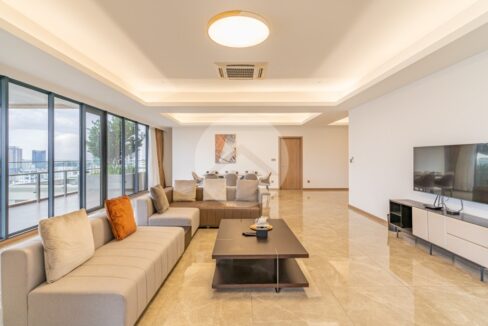 3 Bedroom Serviced Apartment For Rent - Veal Vong