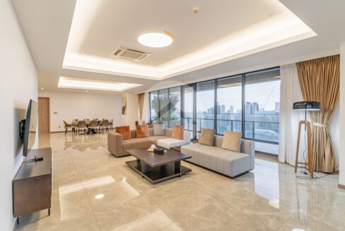 3 Bedroom Serviced Apartment For Rent - Veal Vong