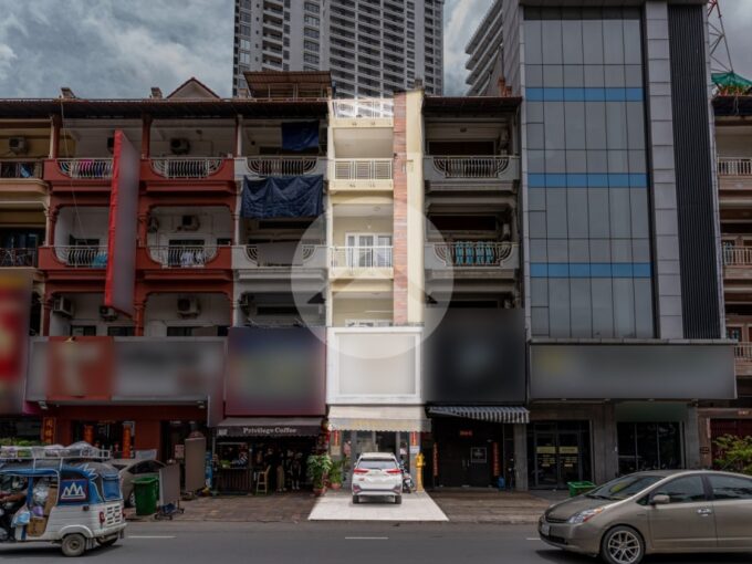 368 Sqm Commercial Shophouse For Rent - Tonle Bassac