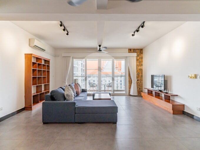 3 Bedroom Serviced Apartment For Rent - Tonle Bassac