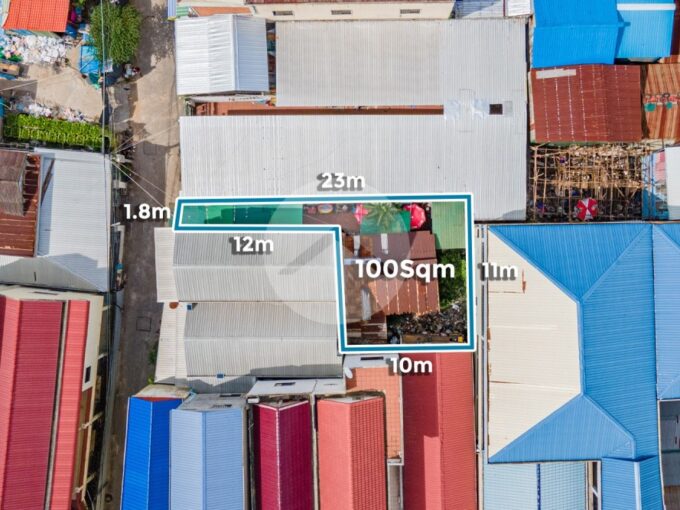 100 Sqm Land For Sale in Boeng Tom Pun