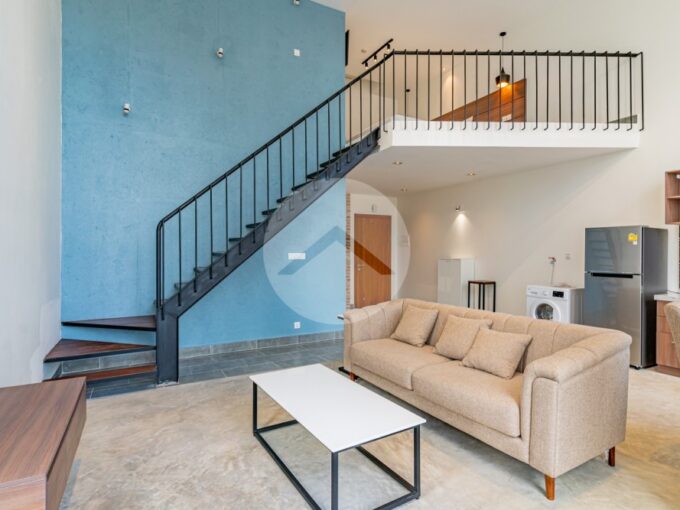 1 Bedroom Serviced Loft Apartment For Rent - BKK1