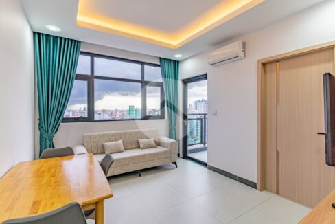 1 Bedroom Serviced Apartment For Rent - Boeung Trabek