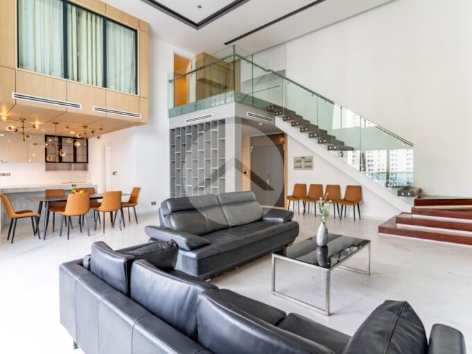 3 Bedroom Duplex Penthouse For Rent - Tonle Bassac