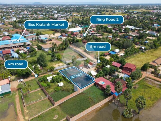 742 Sqm Residential Land For Sale - Chreav