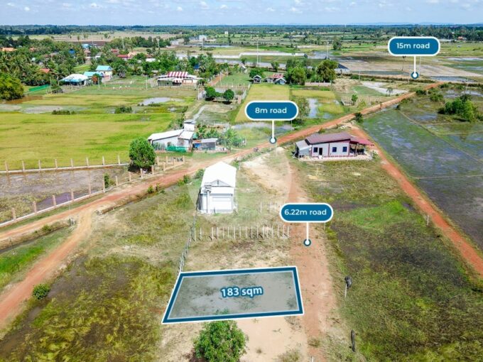 183 Sqm Residential Land For Sale - Krabei Riel
