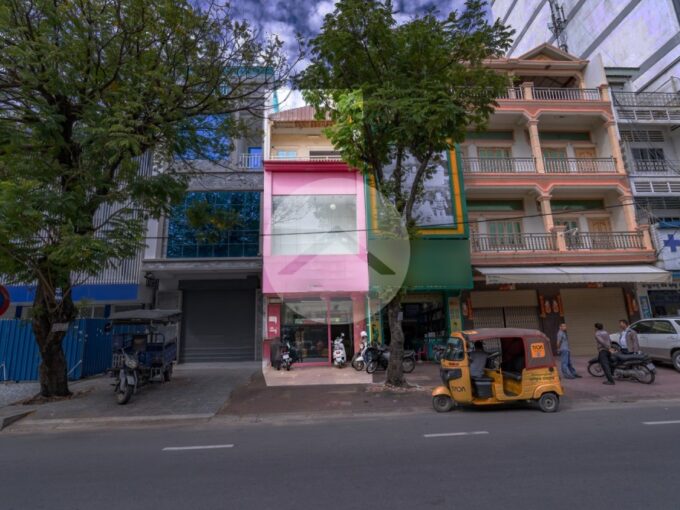 174 Sqm Commercial Shophouse For Rent - Toul Kork