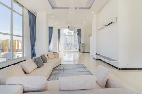 4 Bedroom Serviced Penthouse For Rent - Tonle Bassac