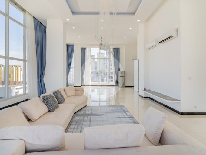 4 Bedroom Serviced Penthouse For Rent - Tonle Bassac