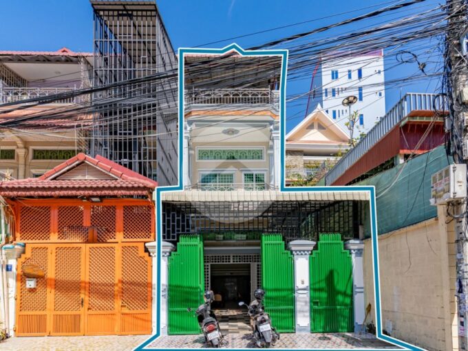 3 Bedroom Shophouse For Rent - Phsar Daeum Thkov