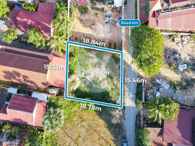 286 Sqm  Land For Sale - Svay Dangkum