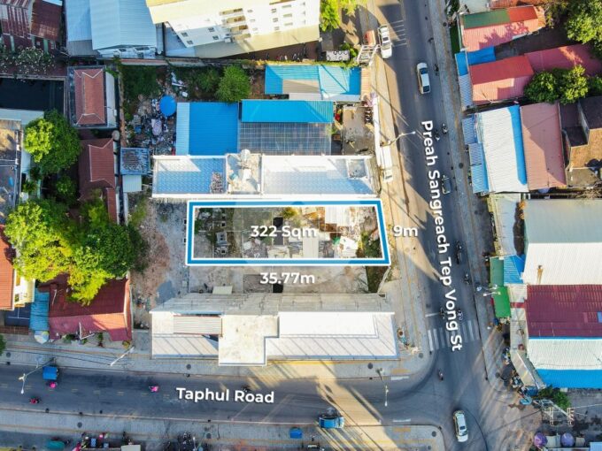 322 Sqm Commercial Land For Sale - Svay Dangkum