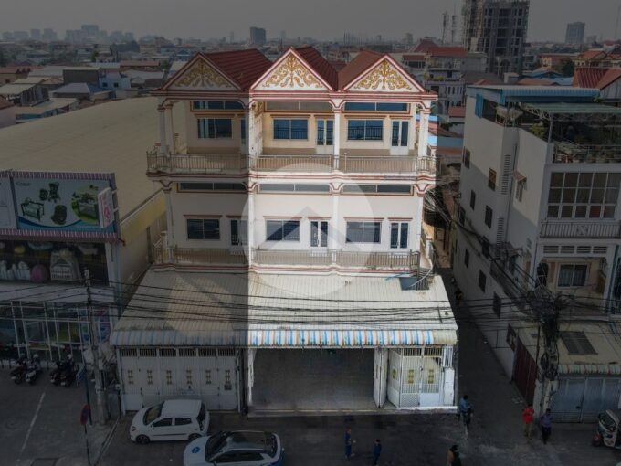 2 Storey Double Shophouse For Rent - Russey Keo