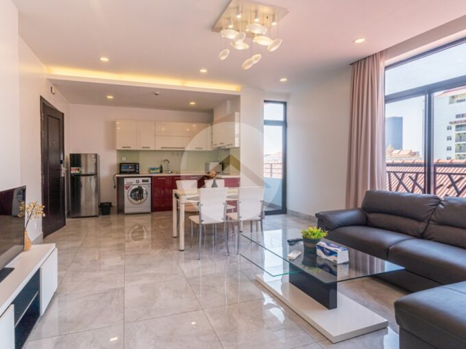 1 Bedroom Serviced Apartment For Rent - Wat Phnom
