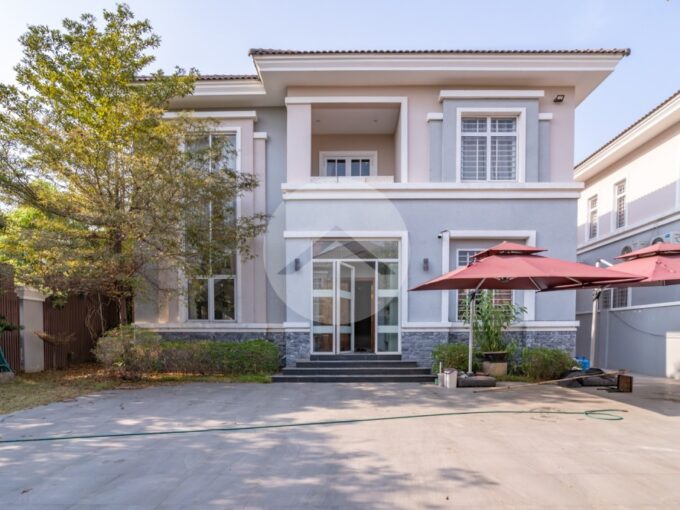 5 Bedroom Corner Villa For Rent - Borey Angkor Phnom Penh