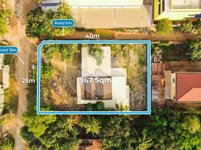 967 Sqm Land and House For Sale - Slor Kram