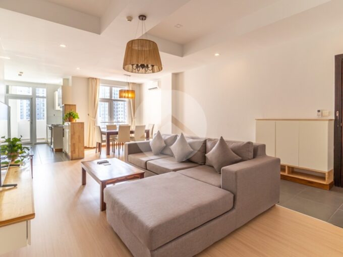 2 Bedroom Serviced Apartment For Rent - Tonle Bassac