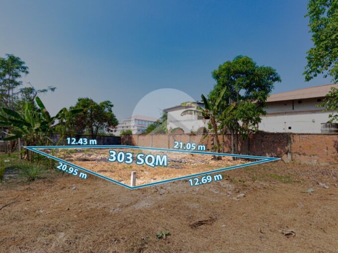 303 Sqm Residential Land For Sale - Svay Dangkum