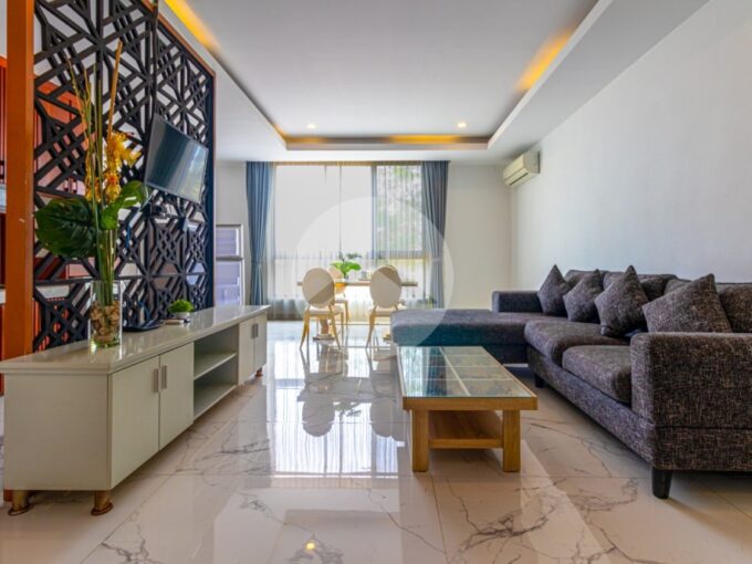 2 Bedroom Service Apartment For Rent - Svay Dangkum