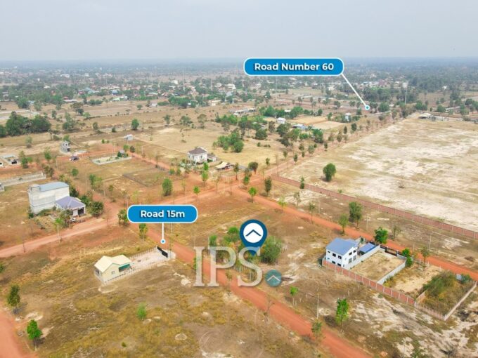 298 Sqm Residential Land For Sale - Prasat Bakong
