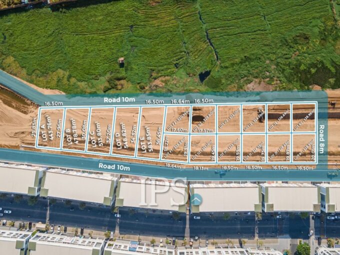 328.98 Sqm Residential Sub Divided Land For Sale - Near Hun Sen Blvd