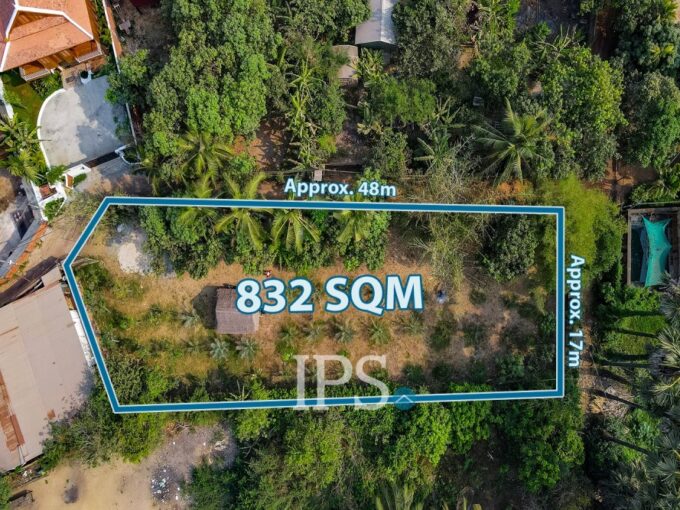832 Sqm Residential Land For Sale - Sangkat Siem Reap