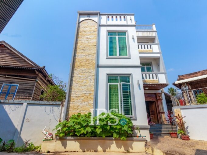 5 Bedroom Villa and Commercial Land For Sale - Svay Dangkum