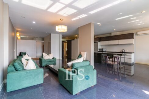 3 Bedroom Duplex Penthouse Serviced Apartment For Rent - Tonle Bassac