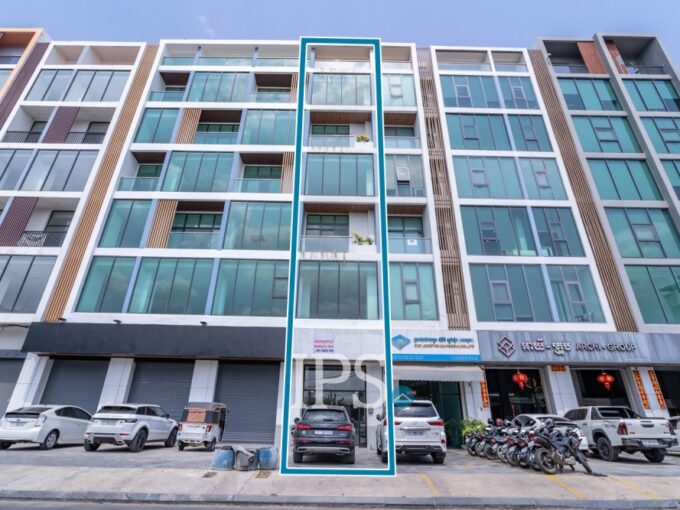 6 Storey Commercial Shophouse For Rent - Phnom Penh Thmey