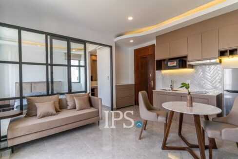 1 Bedroom Serviced Apartment For Rent - Tonle Bassac