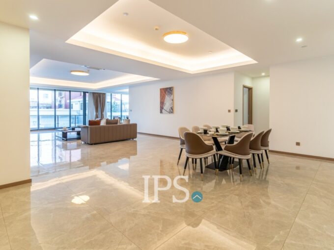 3 Bedroom Serviced Apartment For Rent - Veal Vong