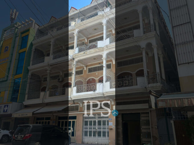 3 Storey Shophouse For Rent - Beoung Raing