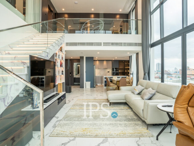2 Bedroom Penthouse Condo For Rent - Sangkat Veal Vong