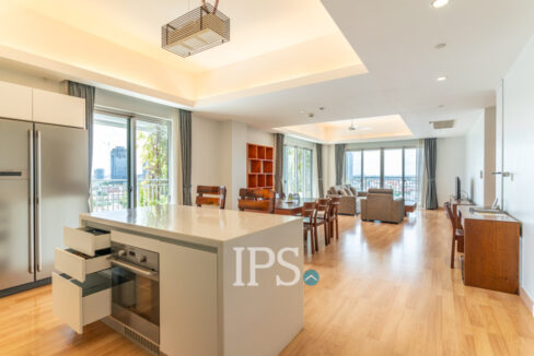 3 Bedroom Serviced Apartment for Rent - Chroy Changvar