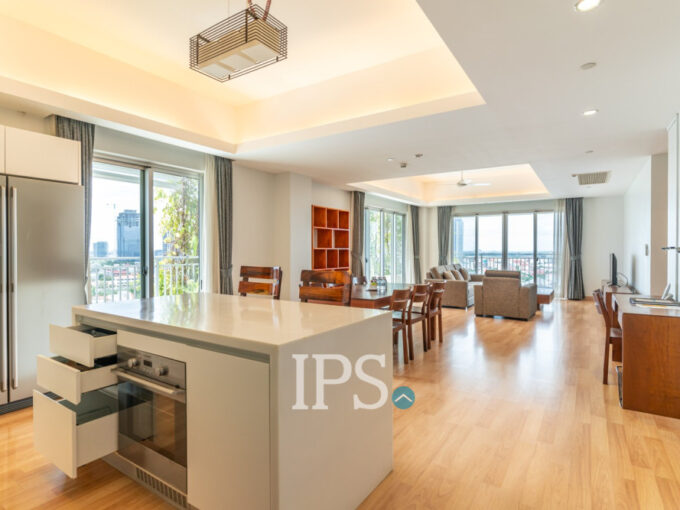 3 Bedroom Serviced Apartment for Rent - Chroy Changvar