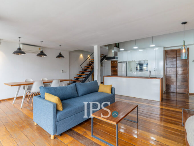Renovated 1 Bedroom Loft Apartment For Rent - Boeng Raing