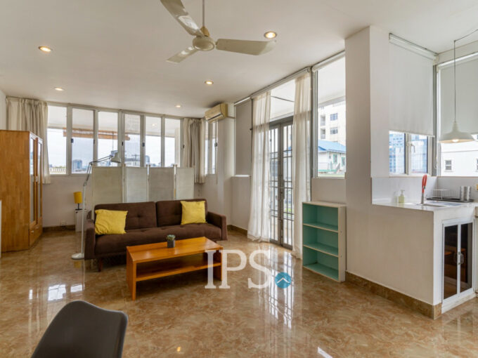 72 Sqm Studio Apartment For Rent - Tonle Bassac