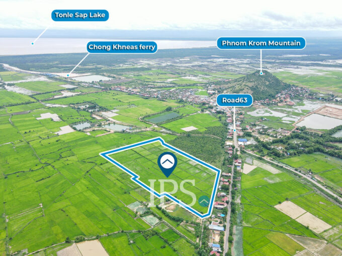 14.9 Hectare Residential Land For Sale - Near Phnom Krom
