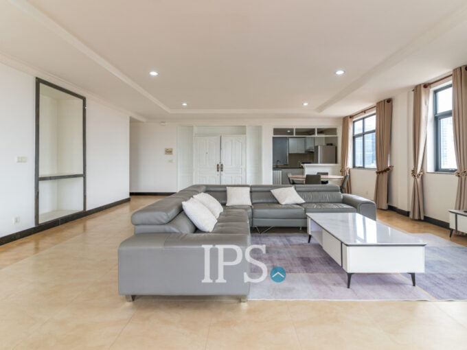 3 Bedroom Serviced Penthouse For Rent - Beoung Prolit